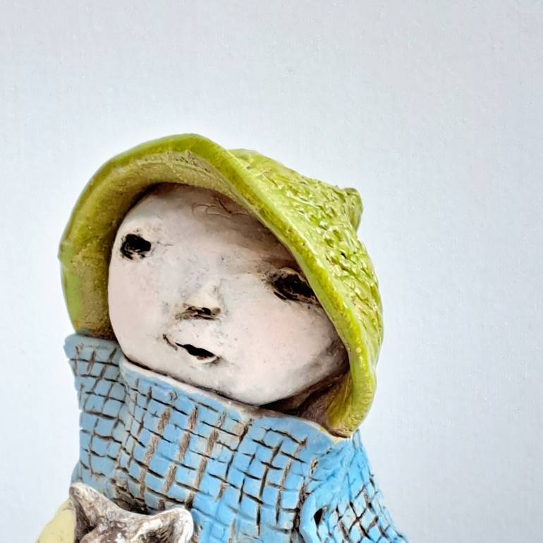 Original Contemporary Children Sculpture by Hanneke Pereboom