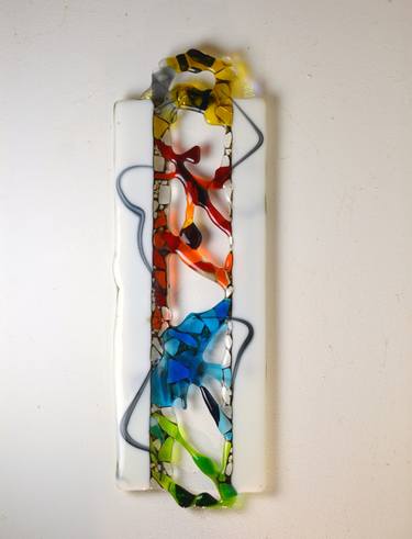 Original Abstract Wall Sculpture by Hanneke Pereboom