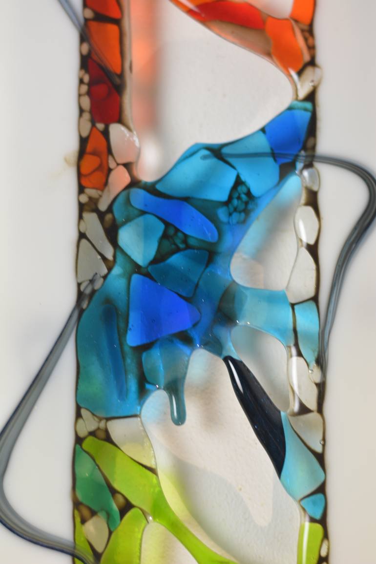 Original Abstract Wall Sculpture by Hanneke Pereboom