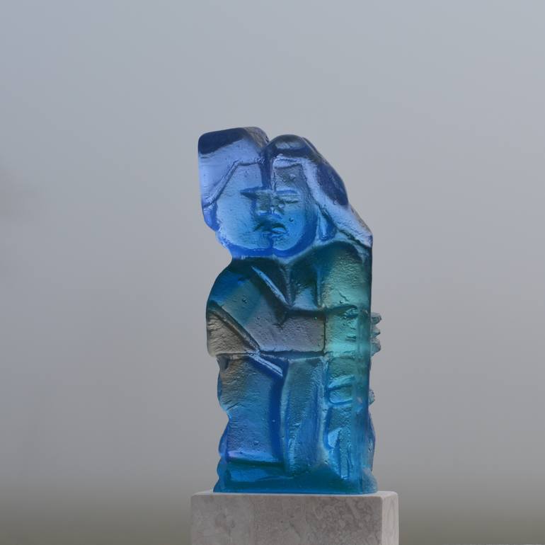 Original Cubism Body Sculpture by Hanneke Pereboom