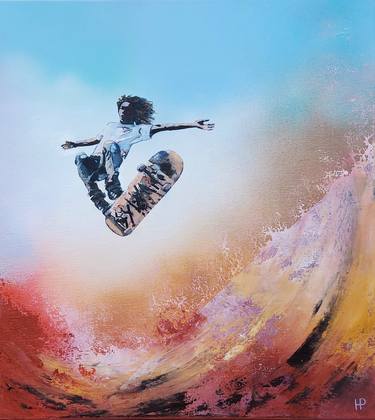 Print of Sports Paintings by Hanneke Pereboom