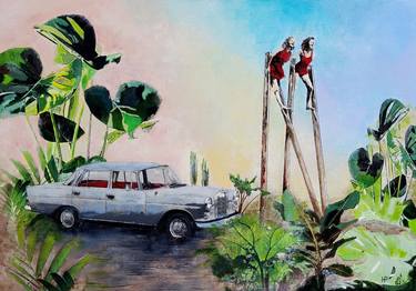 Print of Documentary Automobile Paintings by Hanneke Pereboom