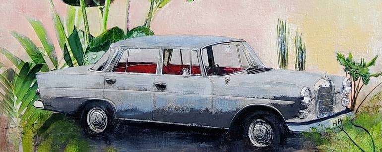 Original Documentary Transportation Painting by Hanneke Pereboom
