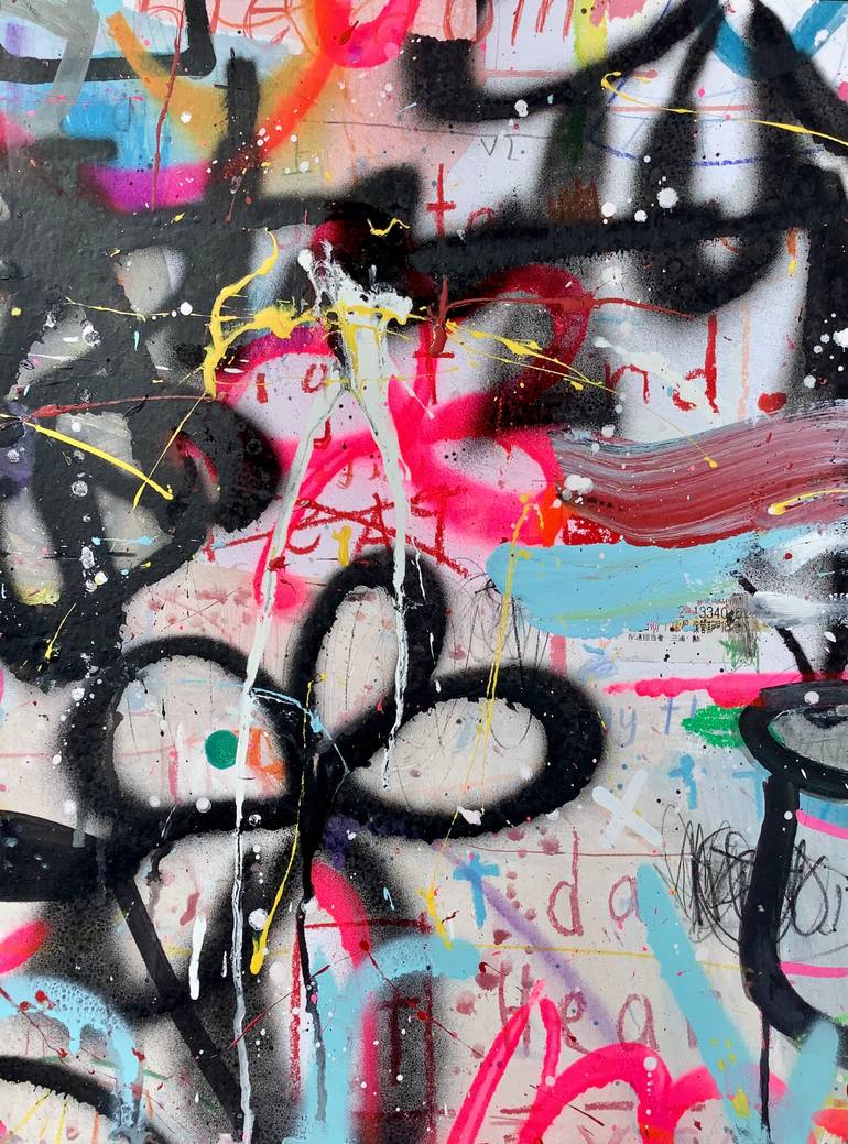 Original Abstract Expressionism Abstract Painting by Andrew Weir