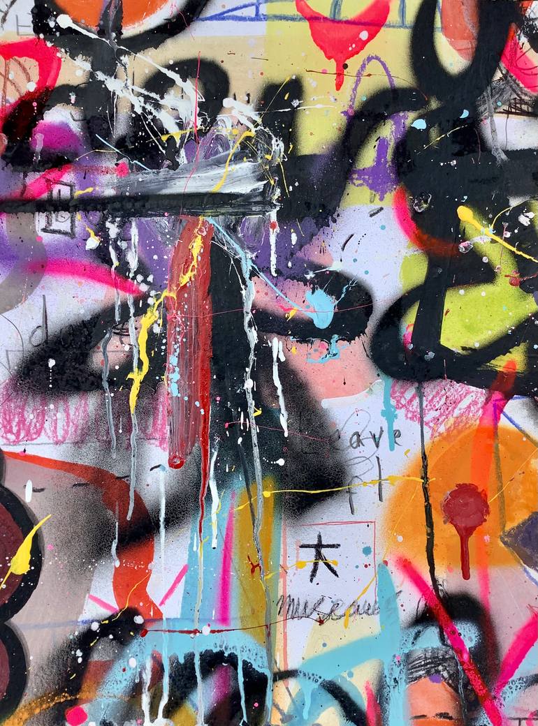 Original Abstract Expressionism Abstract Painting by Andrew Weir