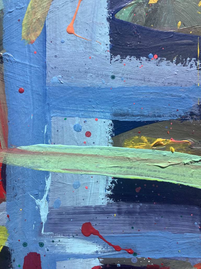 Original Pop Art Abstract Painting by Andrew Weir