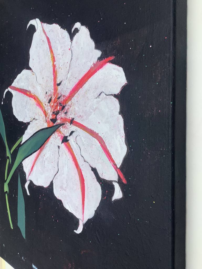 Original Abstract Floral Painting by Andrew Weir