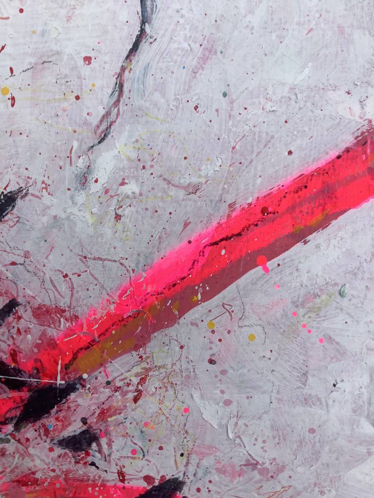 Original Abstract Floral Painting by Andrew Weir