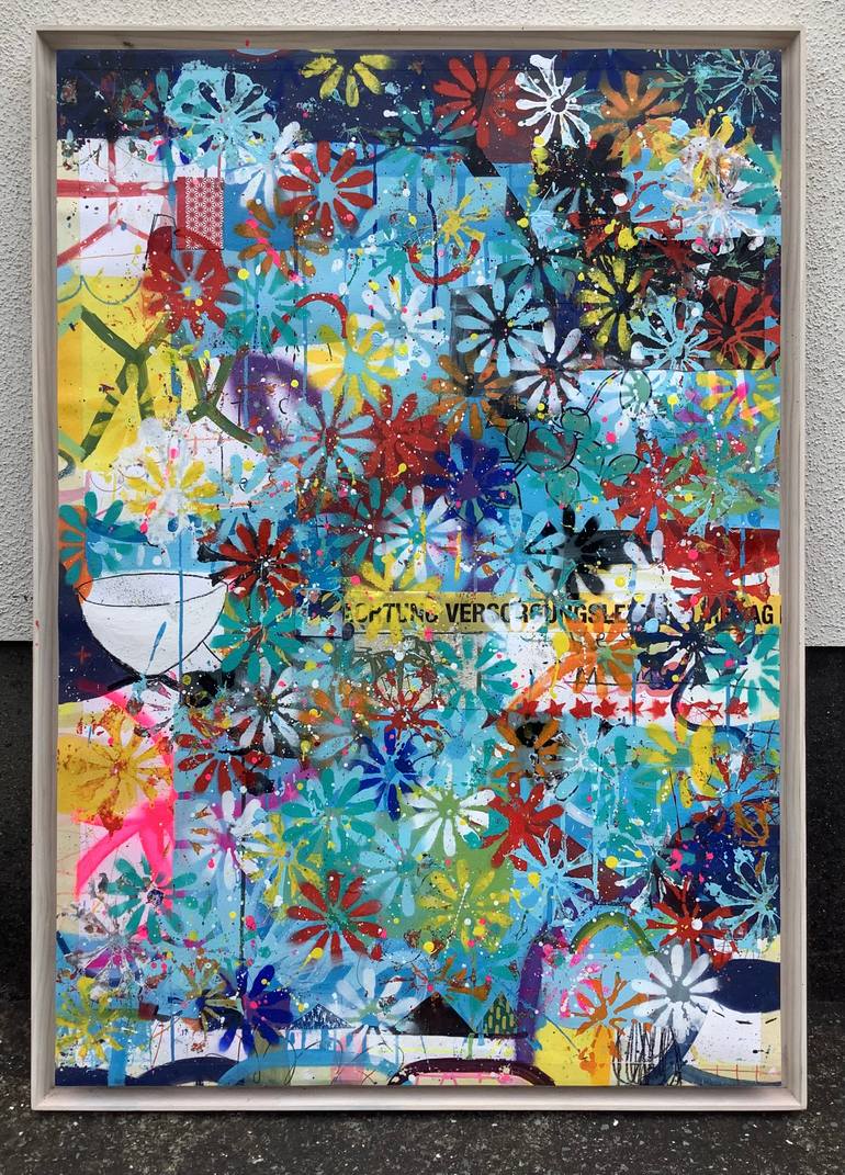 Original Abstract Animal Painting by Andrew Weir