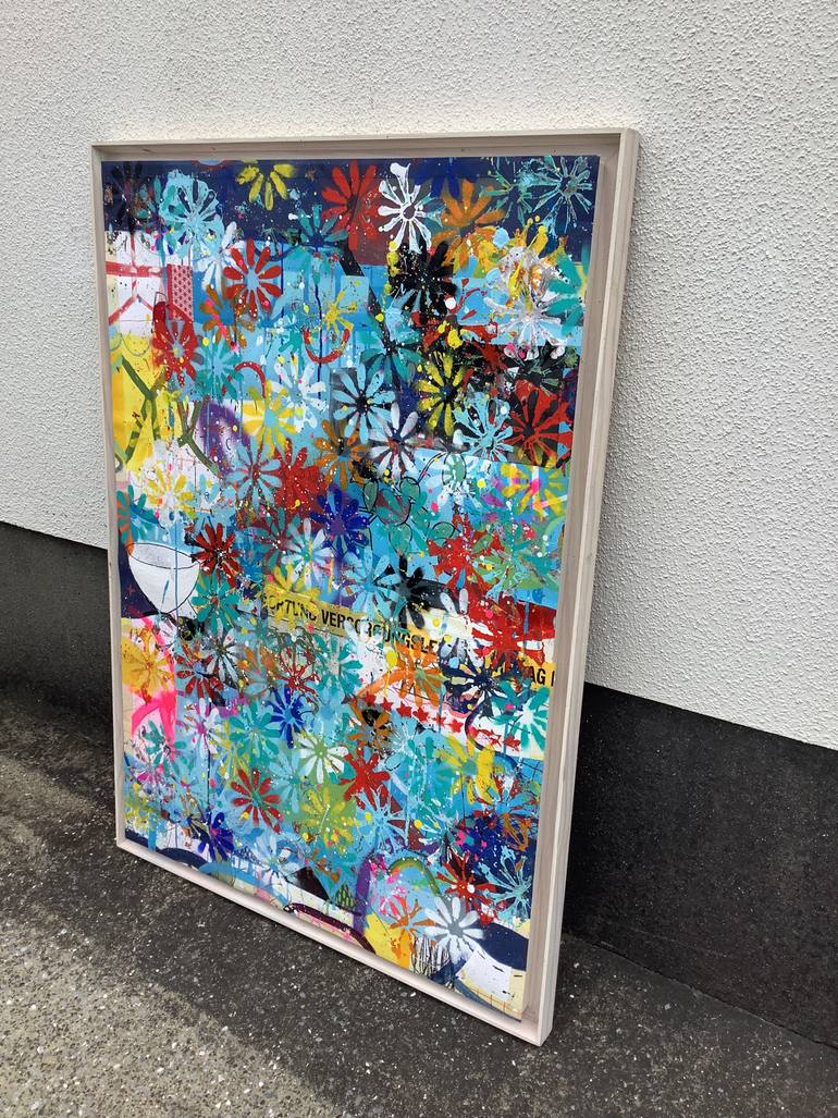 Original Abstract Animal Painting by Andrew Weir