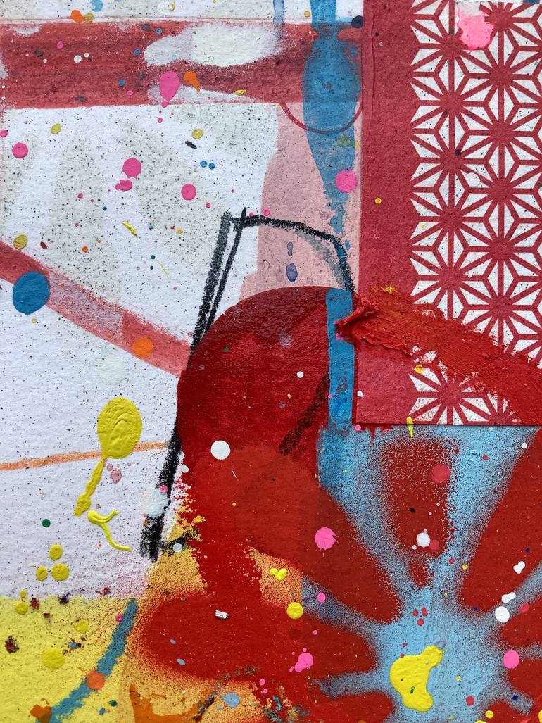 Original Abstract Animal Painting by Andrew Weir