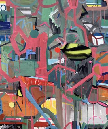Original Abstract Expressionism Abstract Paintings by Andrew Weir
