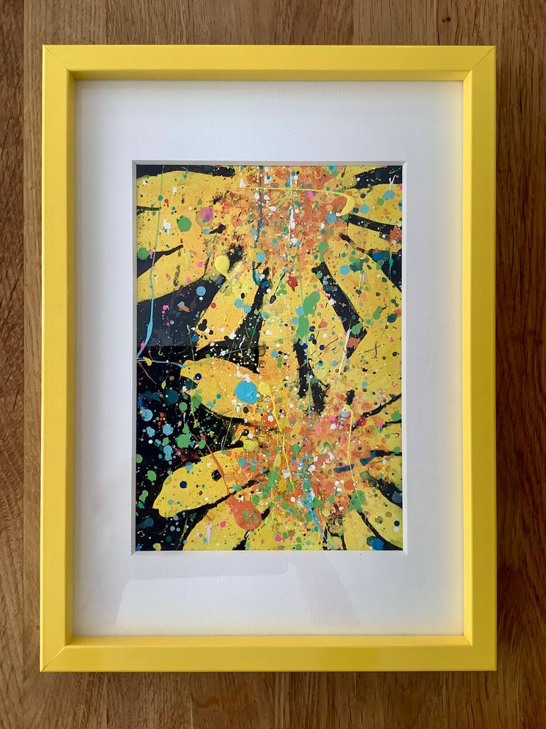 Original Abstract Floral Painting by Andrew Weir