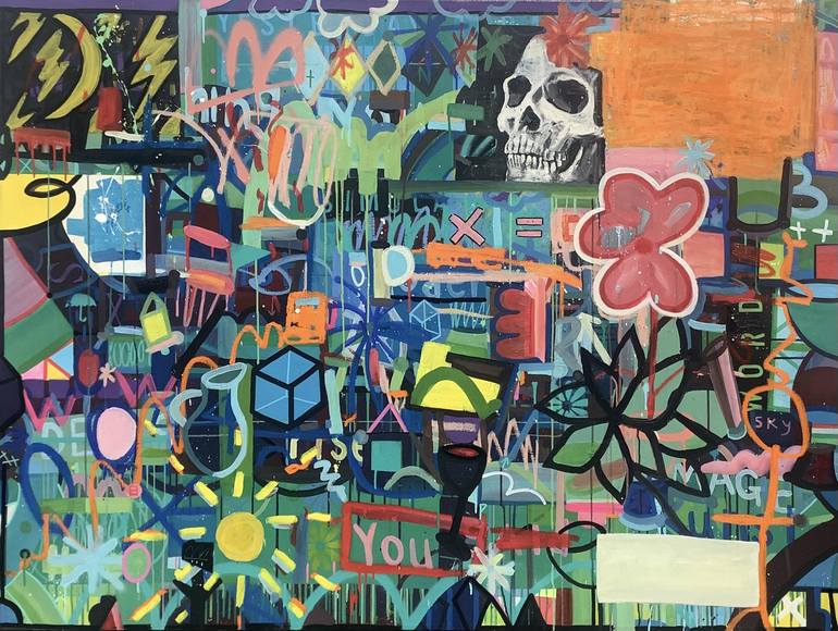 Print of Pop Art Abstract Paintings by Andrew Weir