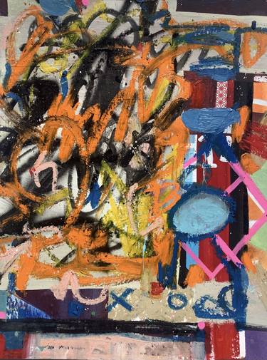 Original Abstract Expressionism Abstract Paintings by Andrew Weir