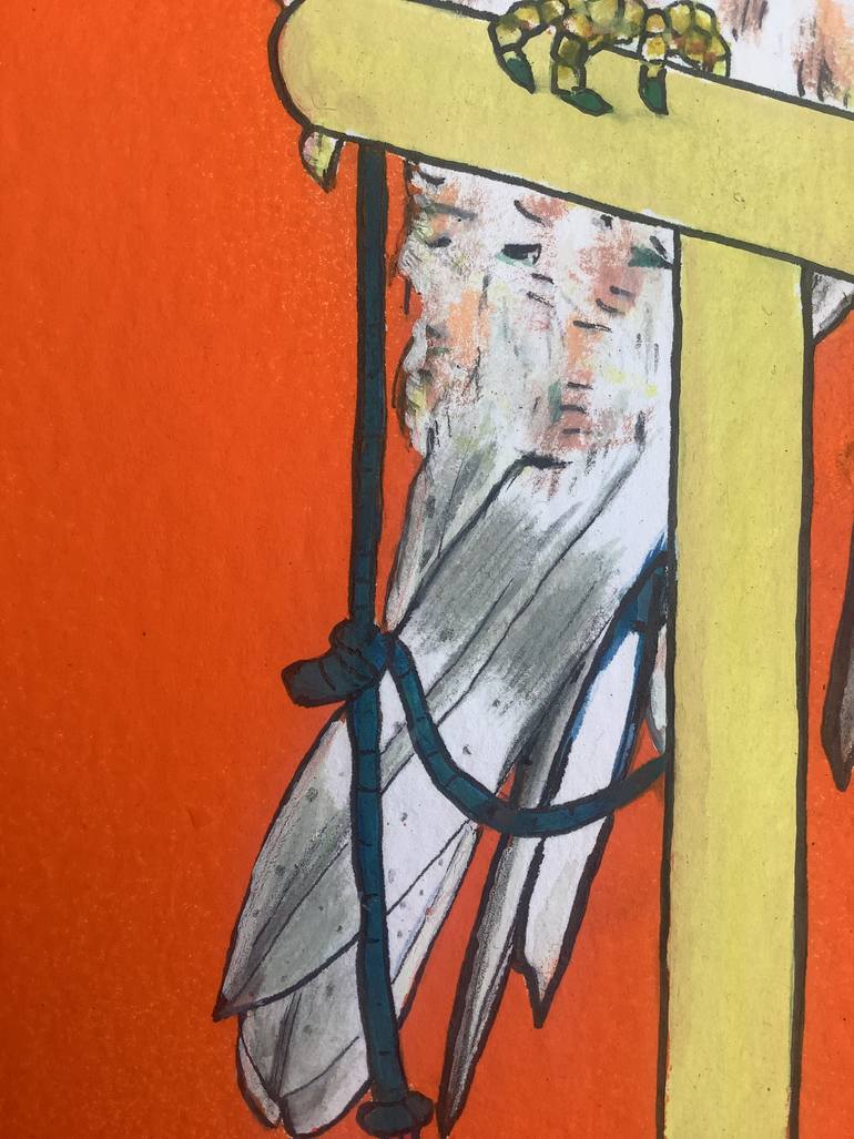 Original Abstract Animal Painting by Andrew Weir