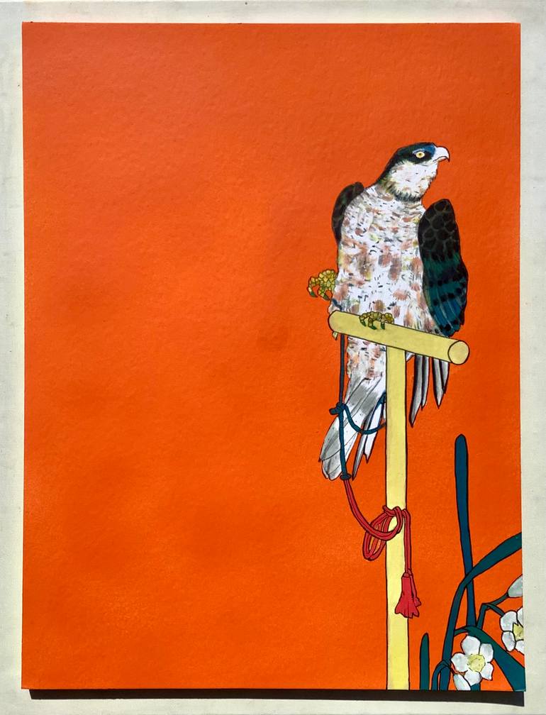 Original Abstract Animal Painting by Andrew Weir