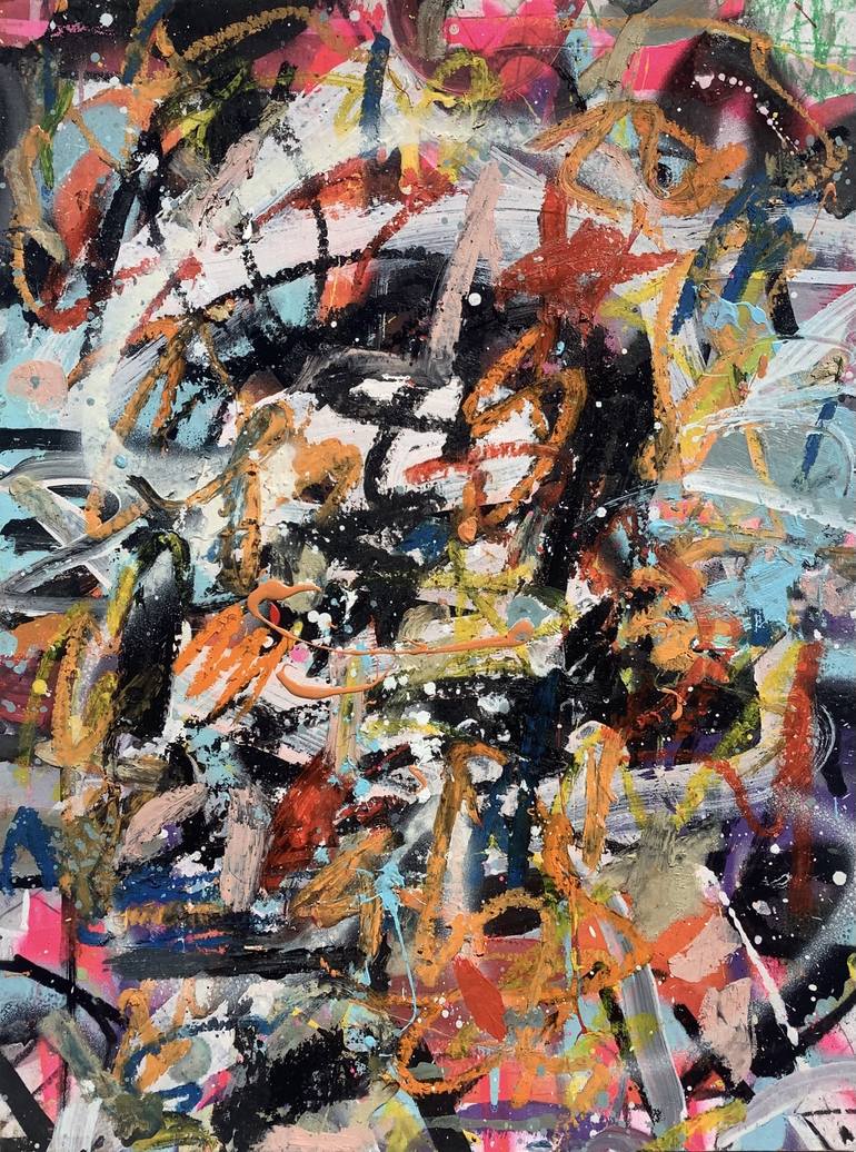 Print of Painterly Abstraction Abstract Paintings by Andrew Weir
