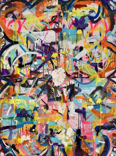 Original Abstract Expressionism Abstract Paintings by Andrew Weir