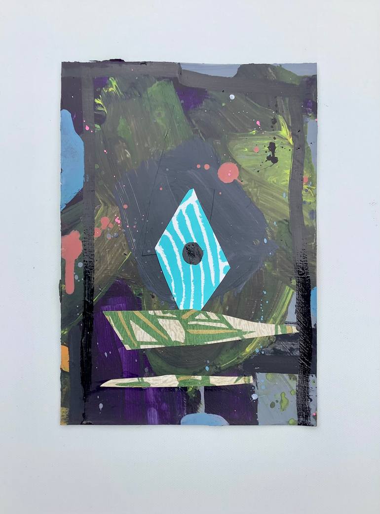 Original Abstract Expressionism Abstract Painting by Andrew Weir
