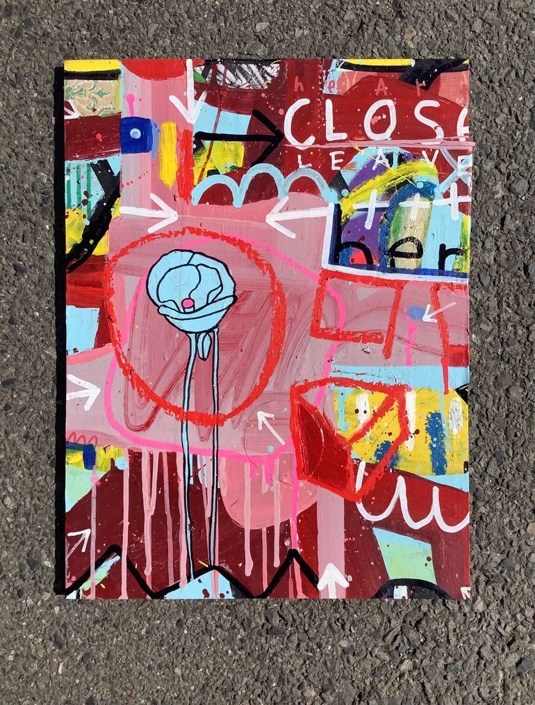 Original Abstract Expressionism Abstract Painting by Andrew Weir