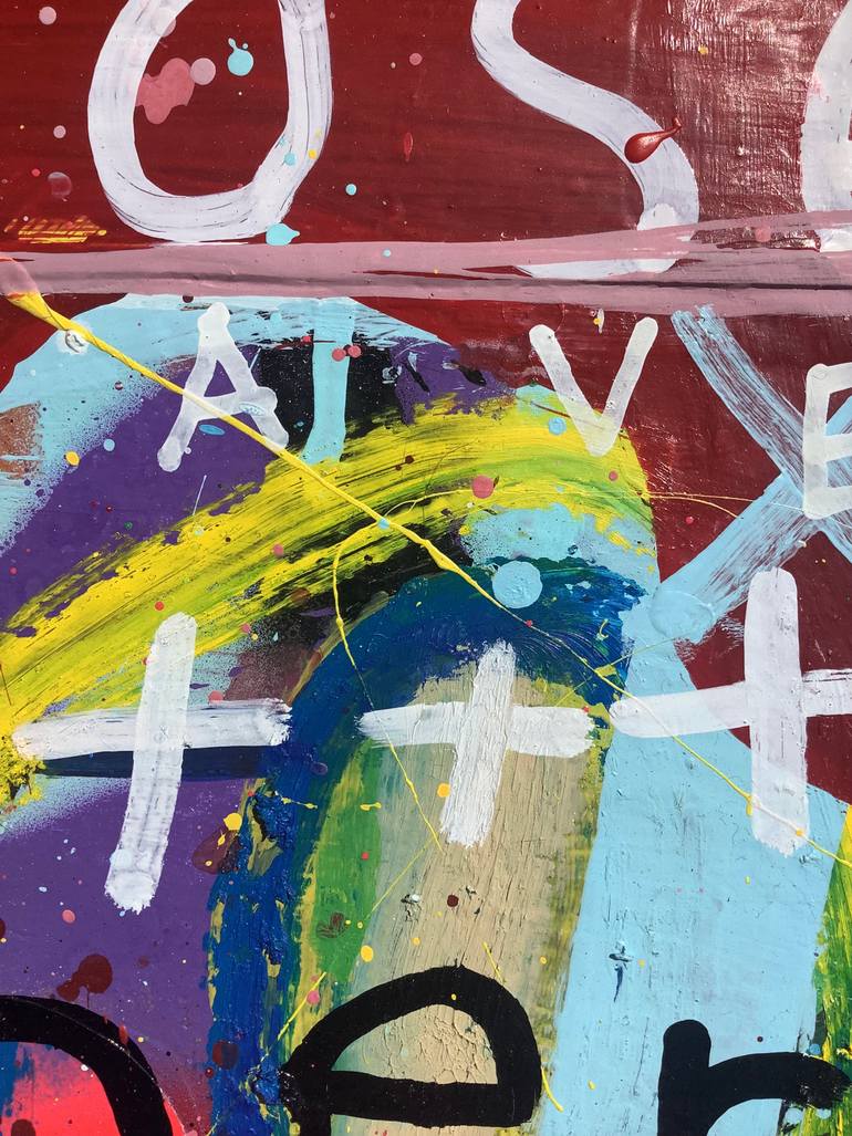 Original Abstract Expressionism Abstract Painting by Andrew Weir