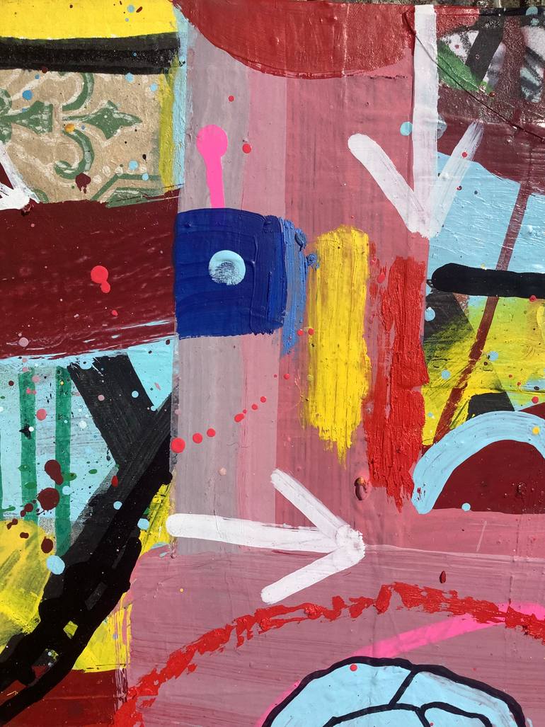Original Abstract Expressionism Abstract Painting by Andrew Weir