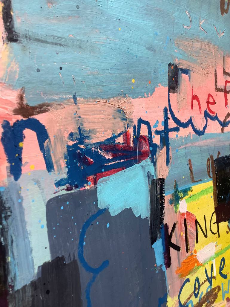 Original Abstract Expressionism Abstract Painting by Andrew Weir