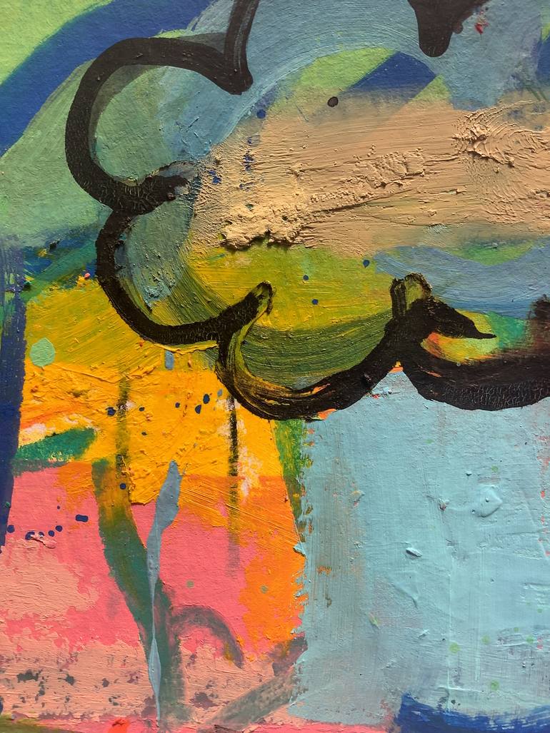 Original Painterly Abstraction Abstract Painting by Andrew Weir