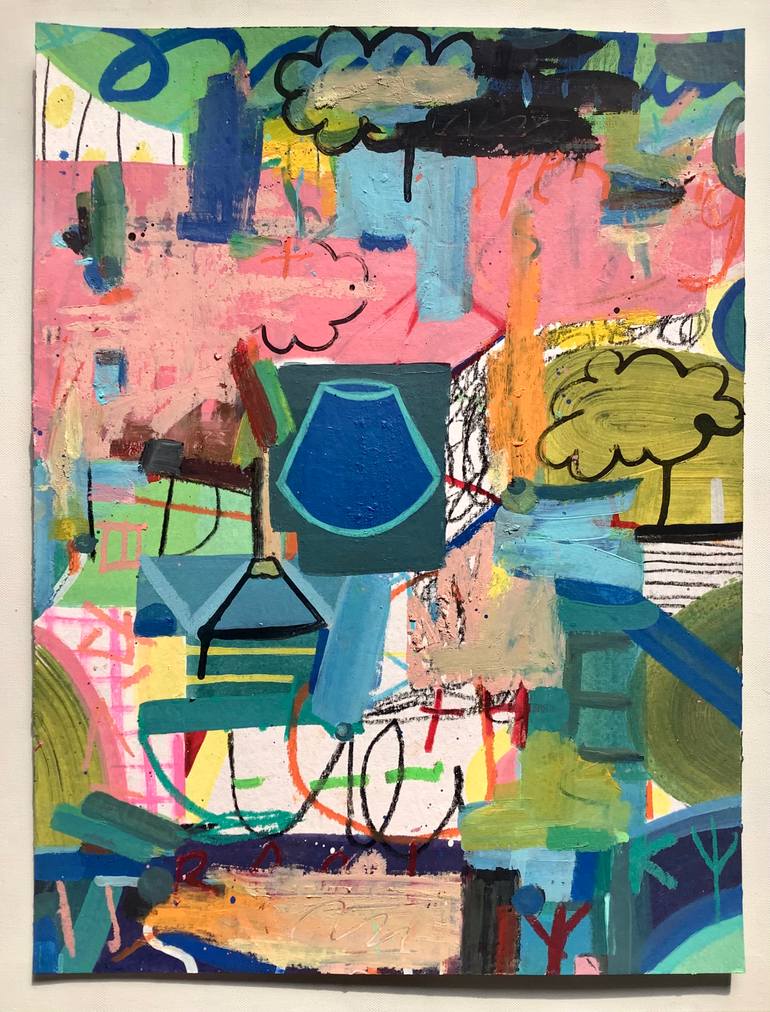 Original Painterly Abstraction Abstract Painting by Andrew Weir