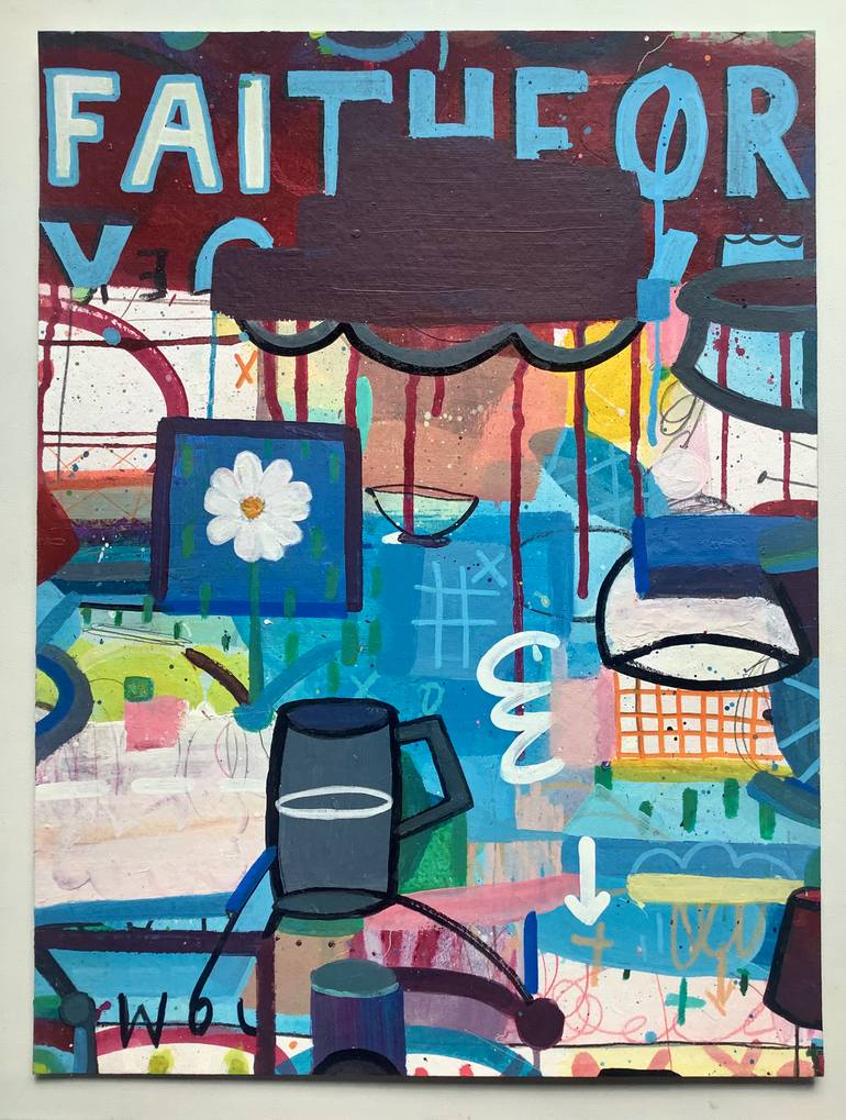 Original Painterly Abstraction Abstract Painting by Andrew Weir