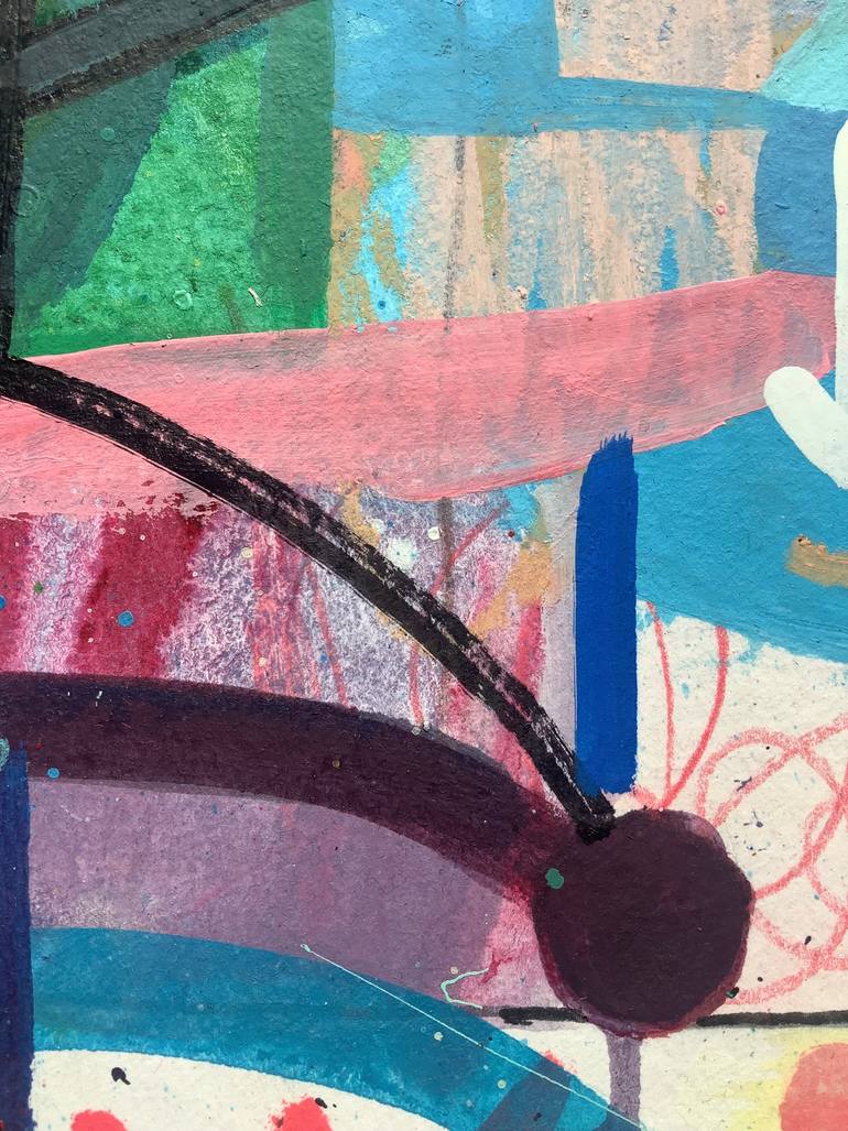 Original Painterly Abstraction Abstract Painting by Andrew Weir