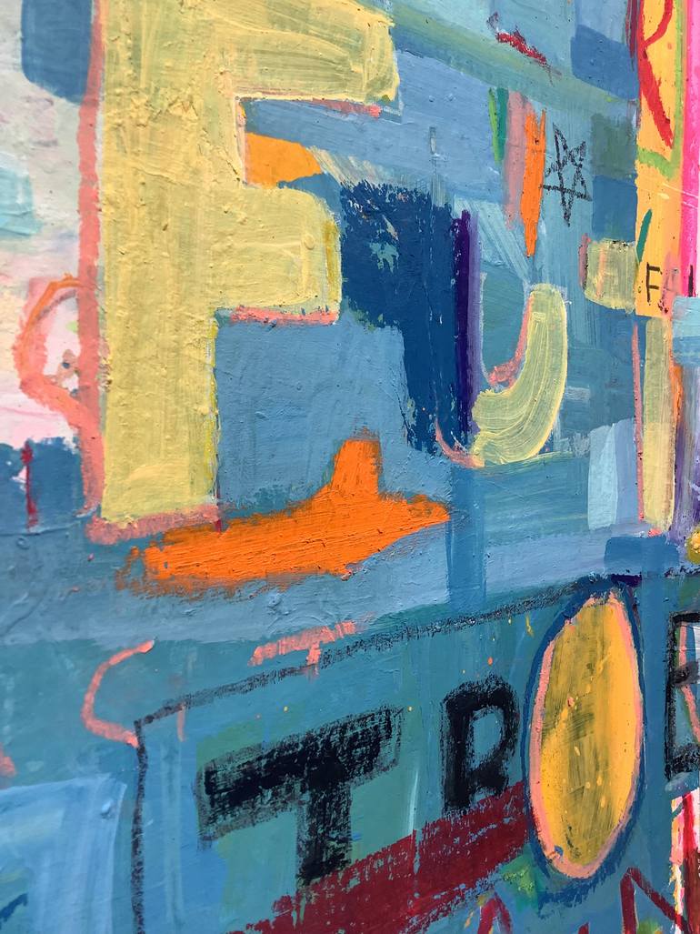 Original Painterly Abstraction Abstract Painting by Andrew Weir