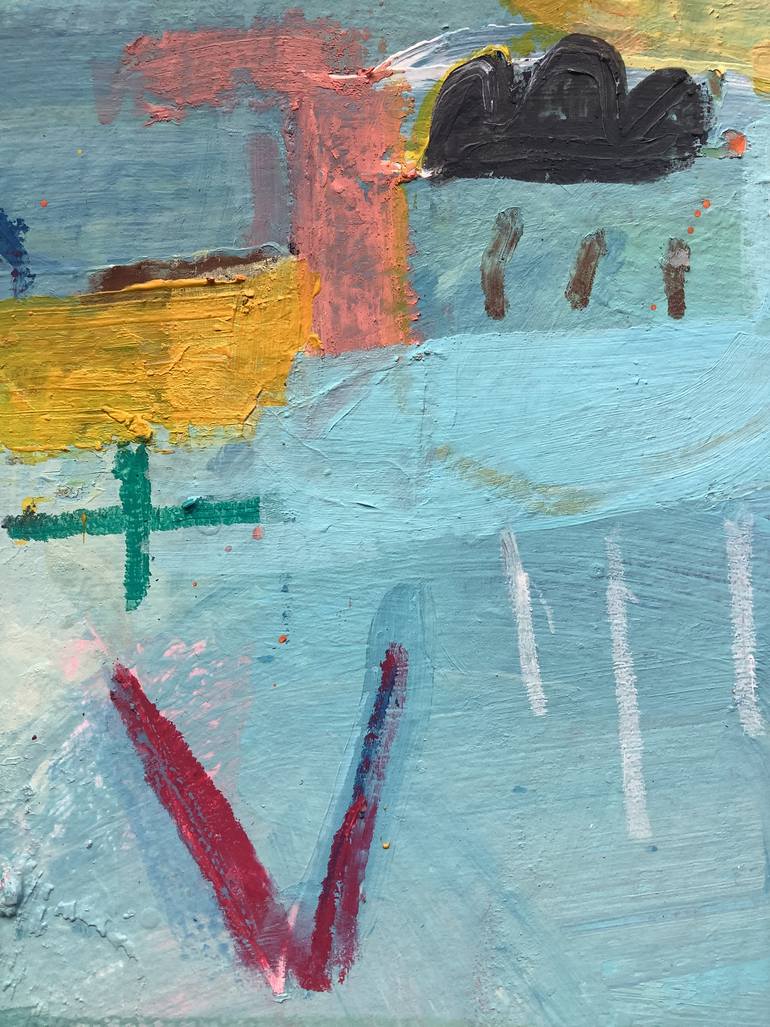 Original Painterly Abstraction Abstract Painting by Andrew Weir