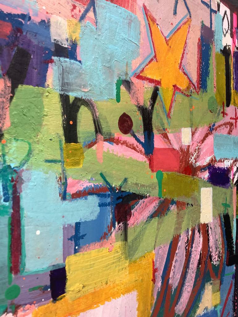 Original Painterly Abstraction Abstract Painting by Andrew Weir