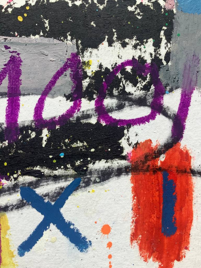 Original Pop Art Abstract Painting by Andrew Weir