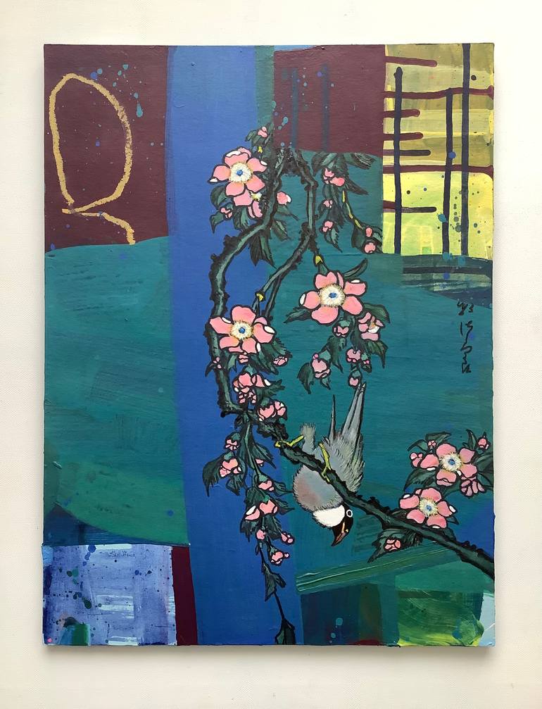Original Abstract Animal Painting by Andrew Weir