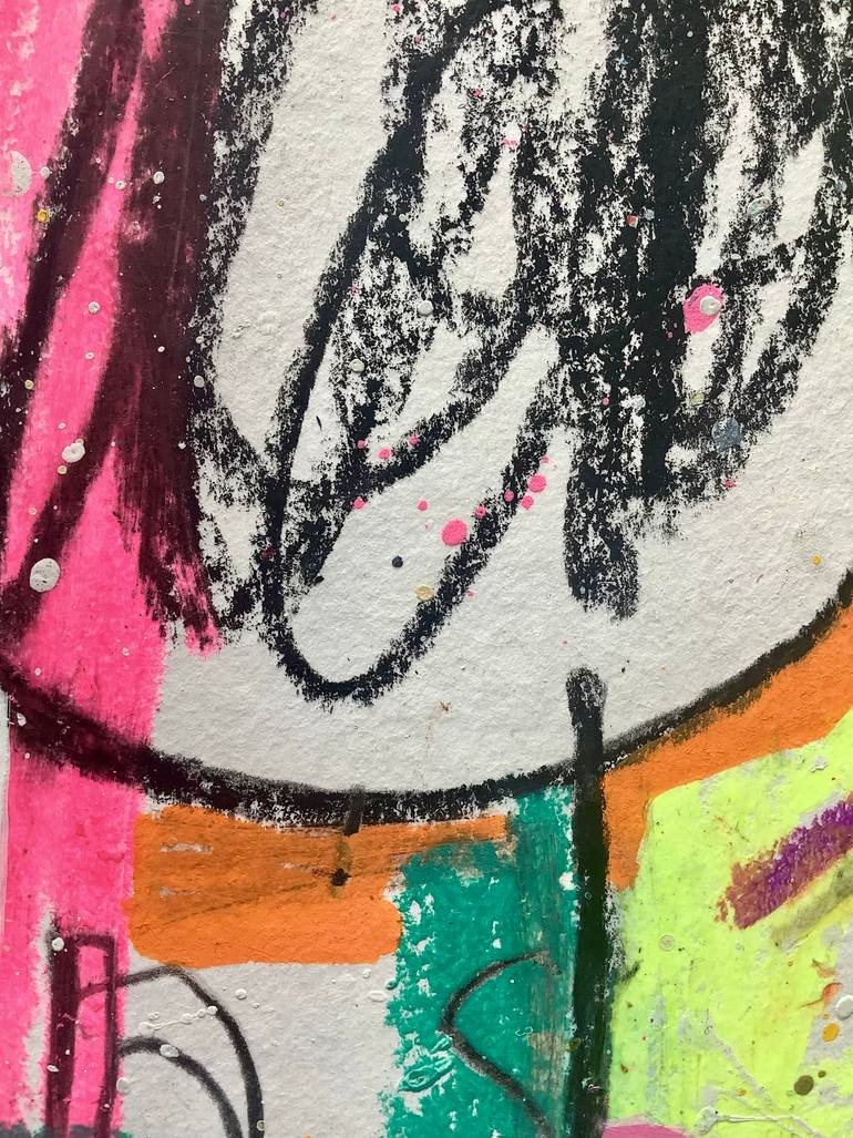 Original Pop Art Abstract Painting by Andrew Weir