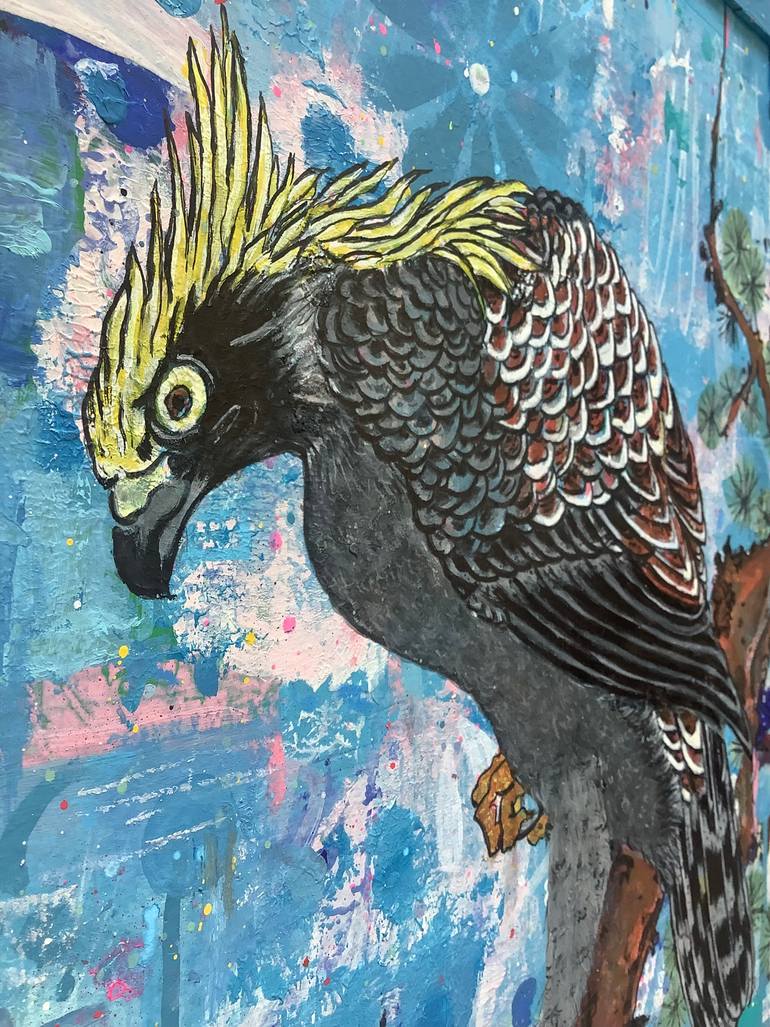 Original Abstract Animal Painting by Andrew Weir