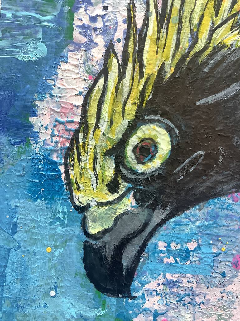 Original Abstract Animal Painting by Andrew Weir