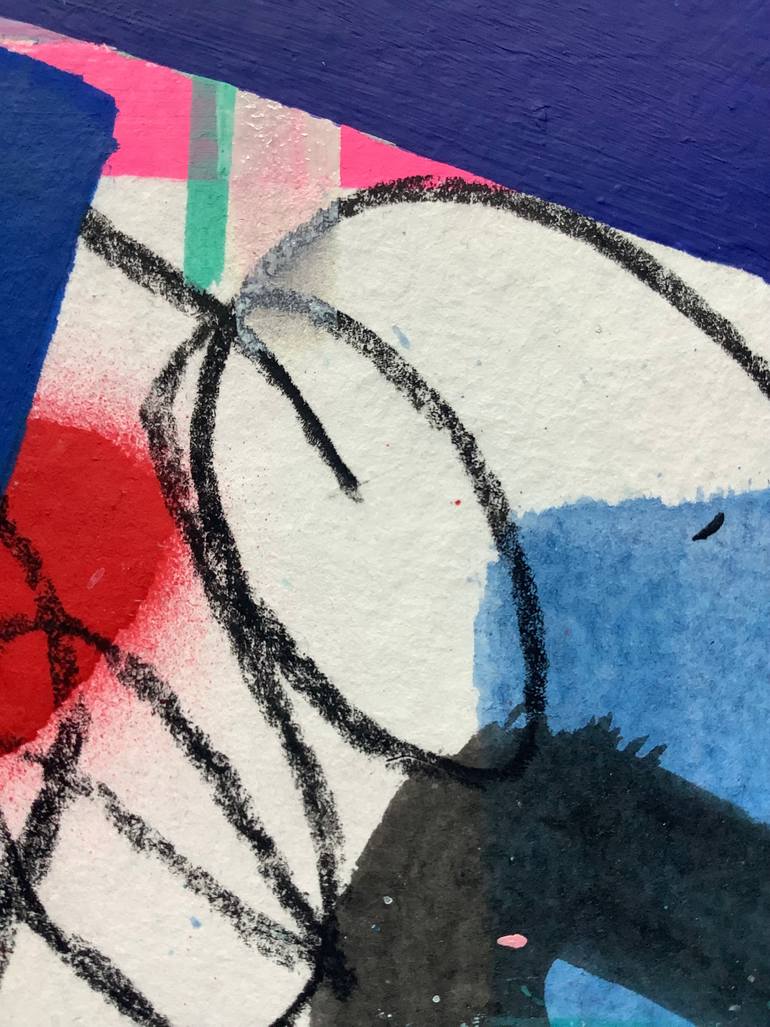 Original Pop Art Abstract Painting by Andrew Weir