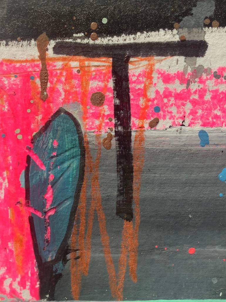Original Pop Art Abstract Painting by Andrew Weir