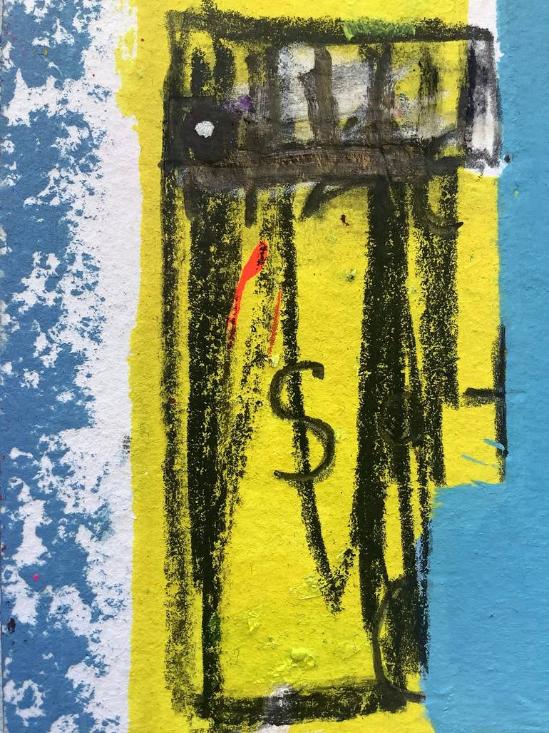 Original Pop Art Abstract Painting by Andrew Weir