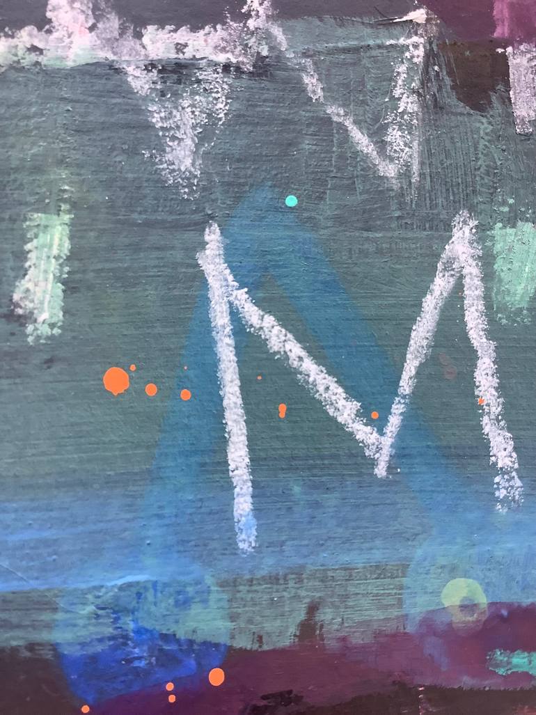 Original Pop Art Abstract Painting by Andrew Weir