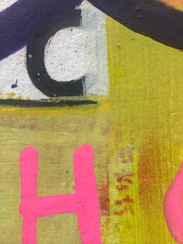 Original Pop Art Abstract Painting by Andrew Weir
