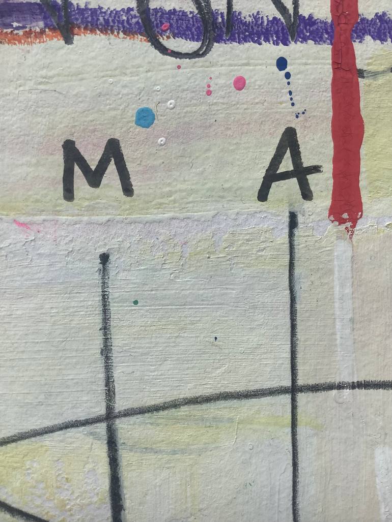 Original Pop Art Abstract Painting by Andrew Weir