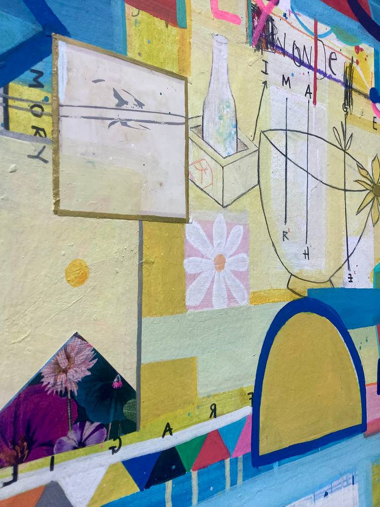 Original Pop Art Abstract Painting by Andrew Weir
