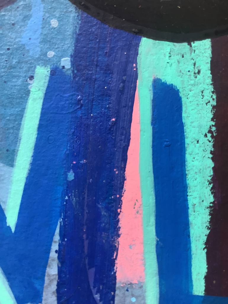 Original Pop Art Abstract Painting by Andrew Weir