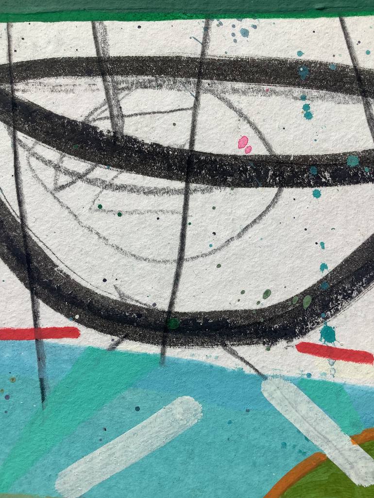 Original Pop Art Abstract Painting by Andrew Weir