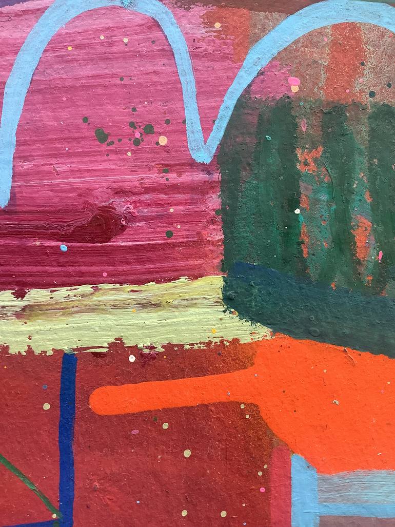 Original Pop Art Abstract Painting by Andrew Weir